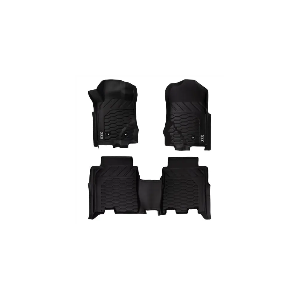 Front and Rear Floor Liners - Black - ARB4080100